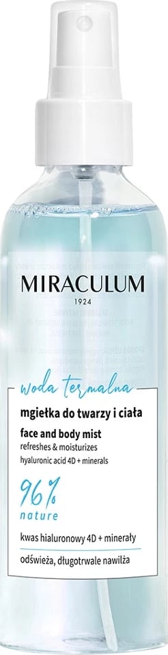 Mist për fytyrë dhe trup Miraculum Thermal Water për femra 100ml
