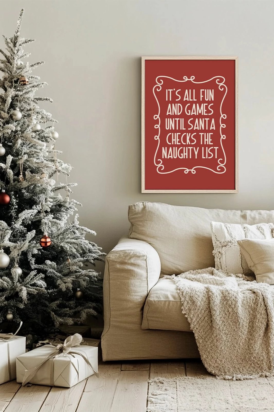 Pikturë dekorative me kornizë, Wallity, Nwyearsngmdl32