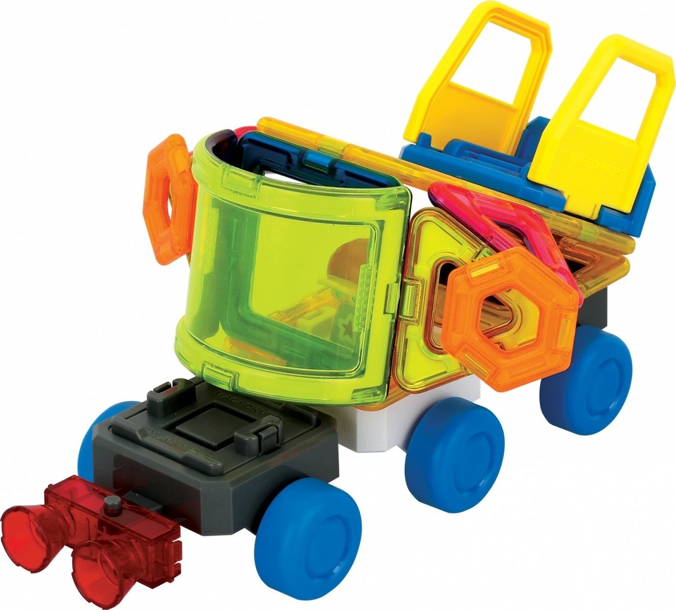 Set lodrash magnetike Magformers City Go, 25 pjesë, shumëngjyrëshe