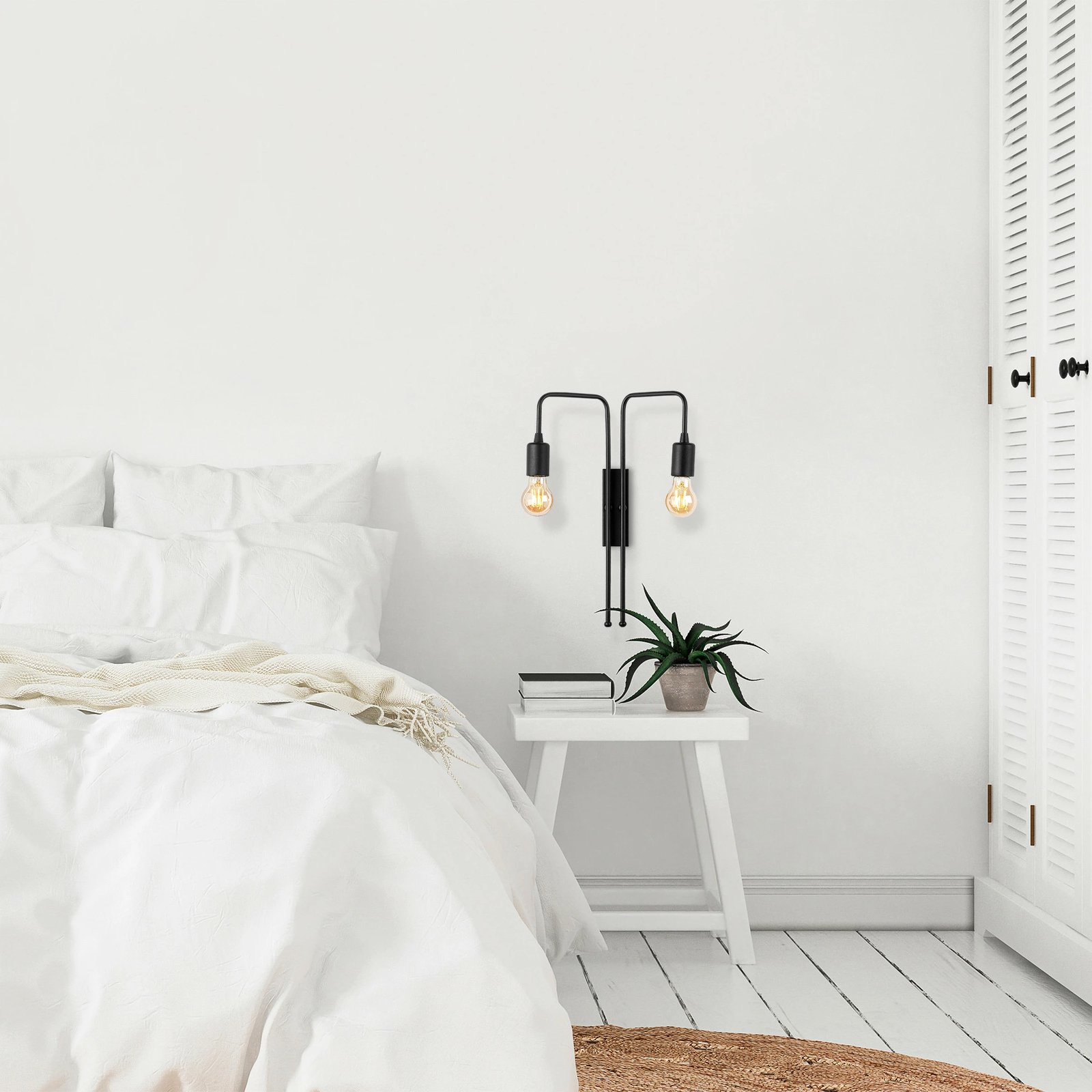 Llambë muri Opviq, Mum - 3512, ngjyrë e zezë Llambë muri Opviq, Mum - 3512, ngjyrë e zezë