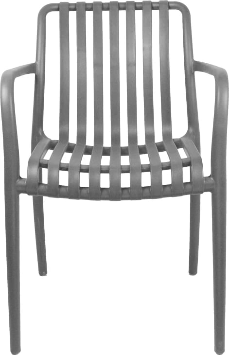 Karrige për kopsht Zoi pp ngjyrë antracit 58.5x54x80cm