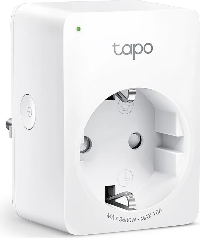 Prizë inteligjente mini TP-LINK Tapo P110 me WiFi dhe monitorim të konsumit, e bardhë