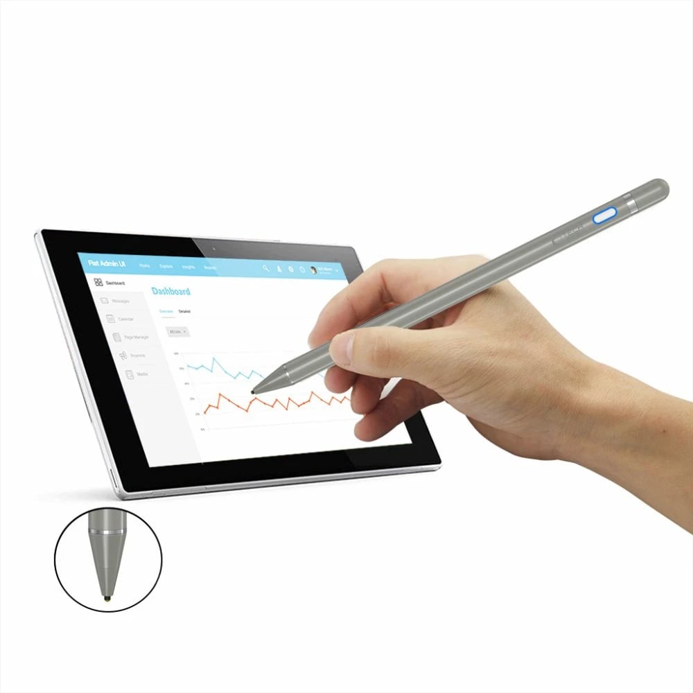 Stilolaps digjital Tech-Protect Active Stylus, Titanium