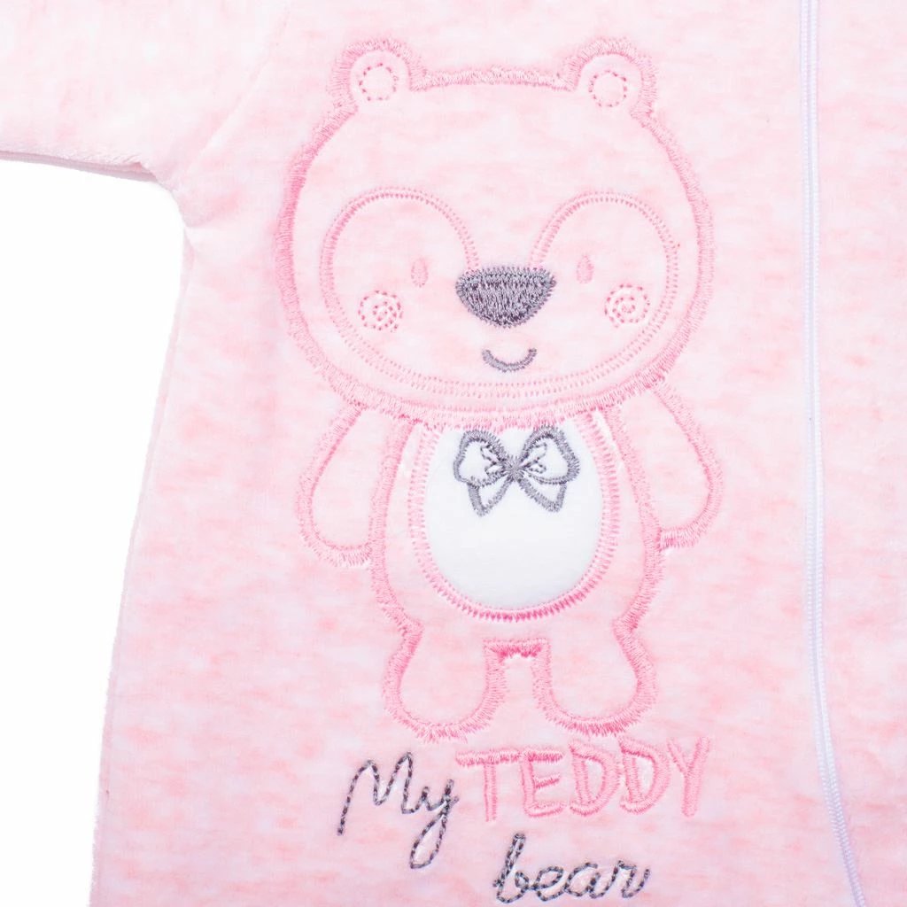 Kombinezon bebi me kapuç, NEW BABY Sweetheart, madhësi 74 (6-9 muaj), rozë