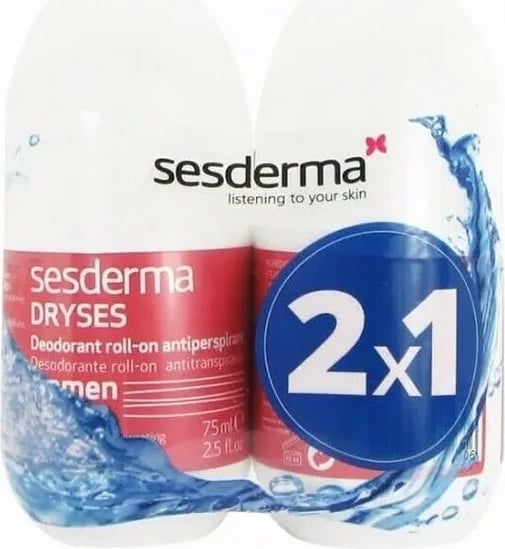 Deodorant roll-on antiperspirant për femra Sesderma Dryses 2x75ml