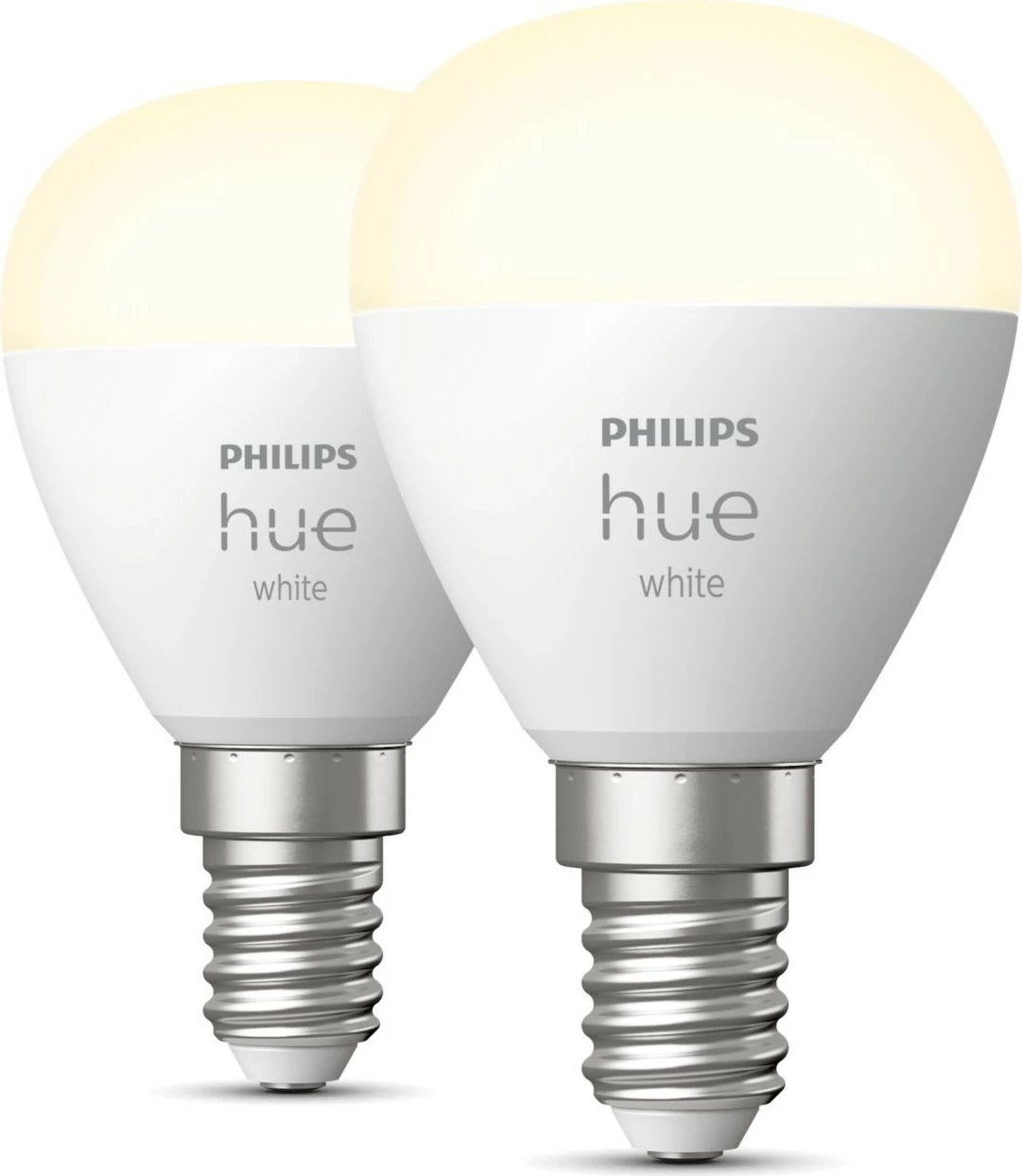 Llambë e mençur Philips Hue White Lustre, E14, 2 copë, LED, Bluetooth/Zigbee, e bardhë