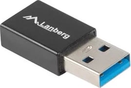 Adapter LANBERG, USB-C në USB 3.1, i zi