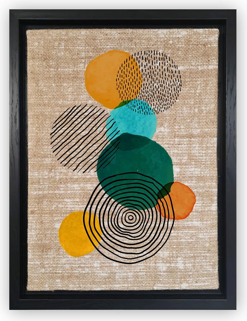 Pikturë dekorative në kanavacë, shumëngjyrëshe, Wallity, LSJ219362251114 - 96136, 96x136cm