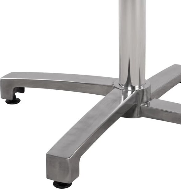 Bazë alumini e palosshme, kromuar, 69x69x73-92cm, me kryq 48x48, FH459.03