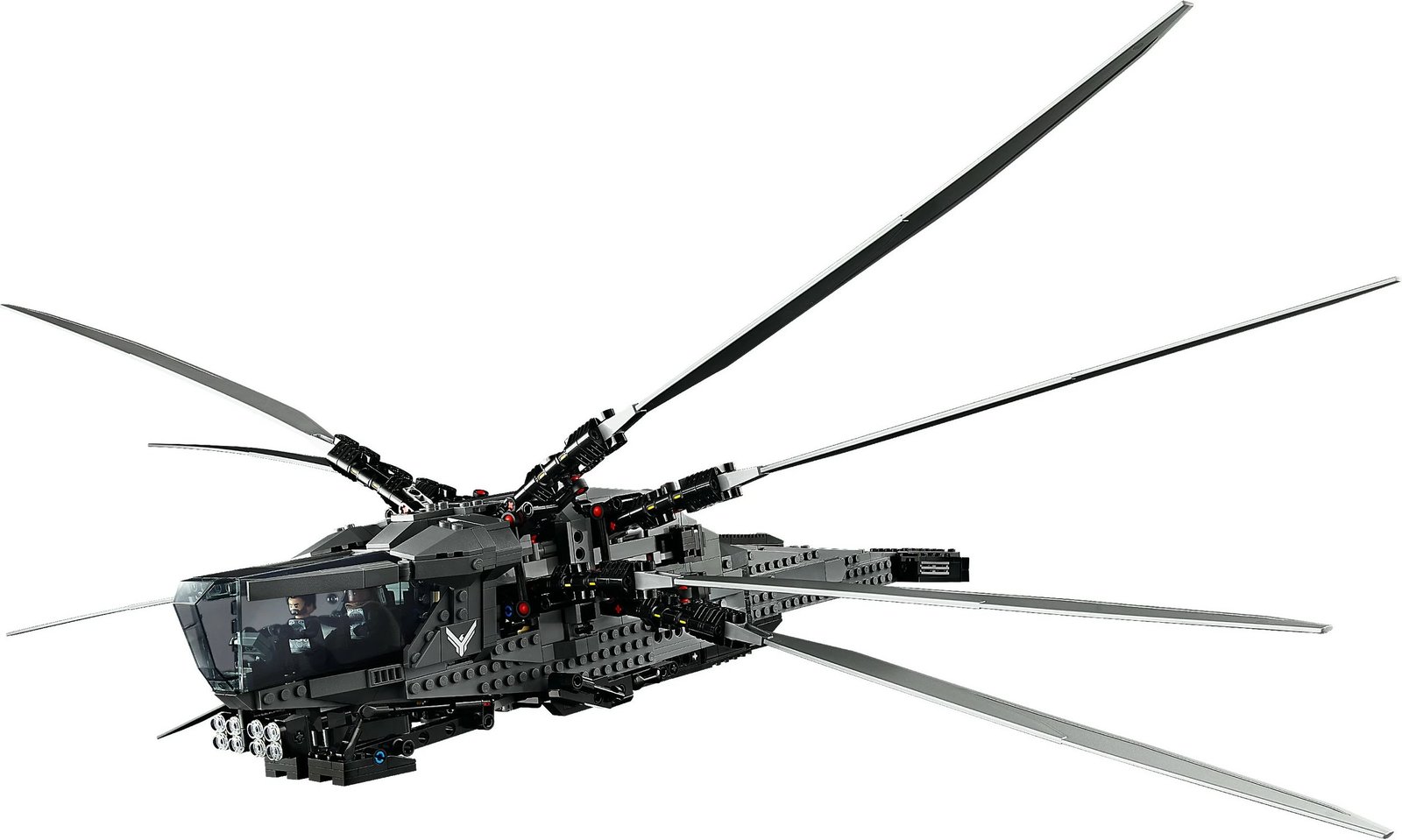 Set ndërtimi LEGO Dune Atreides Royal Ornithopter 1369 pjesë, multingjyrësh