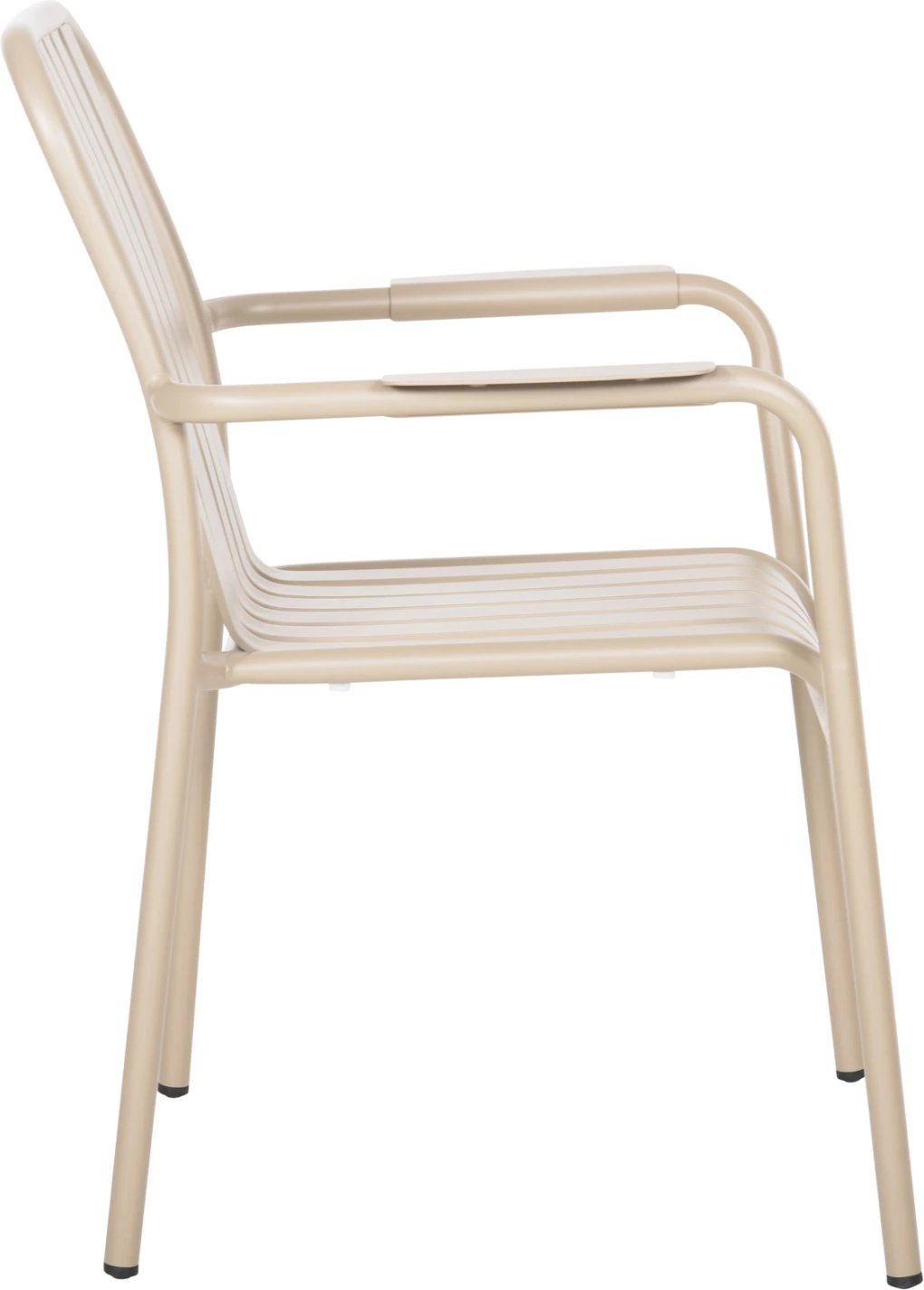 Karrige alumini RACHEL, ngjyrë shampanjë, FH6088.04, 63x58x85H cm