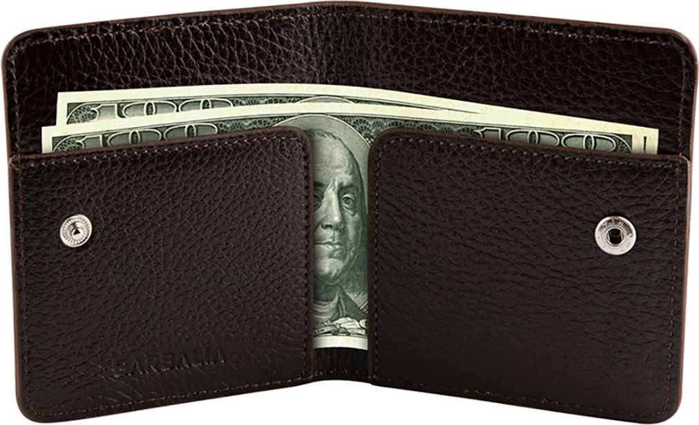 Portofol për burra, lëkurë origjinale, ngjyrë kafe, Zoozie Bags Argenta