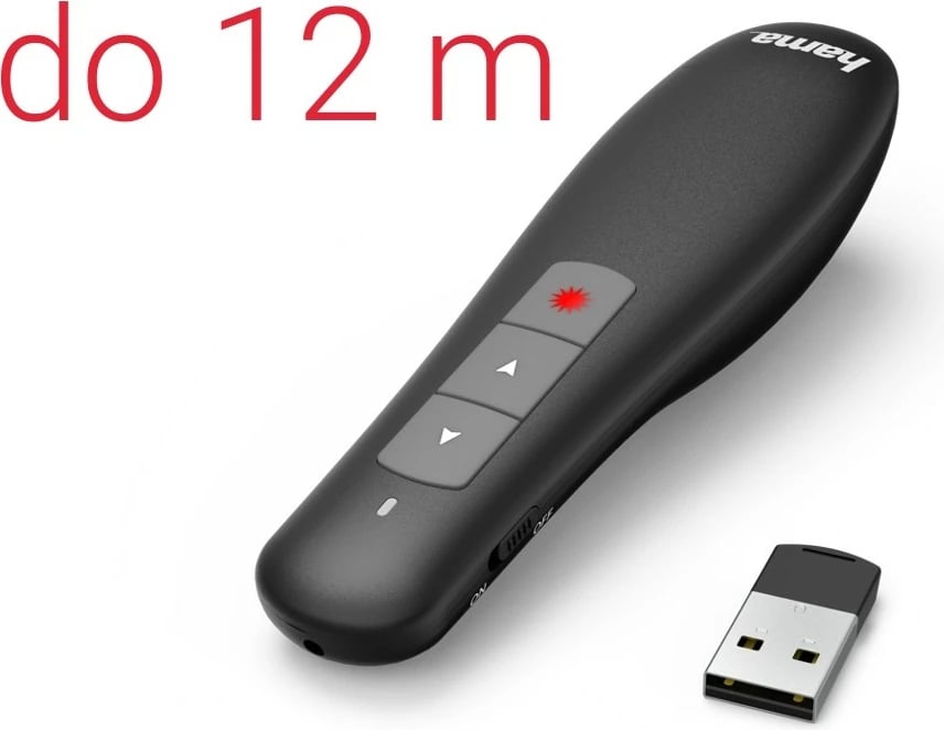 Pilotë prezantimi Hama X-pointer, me lazer të kuq, e zezë