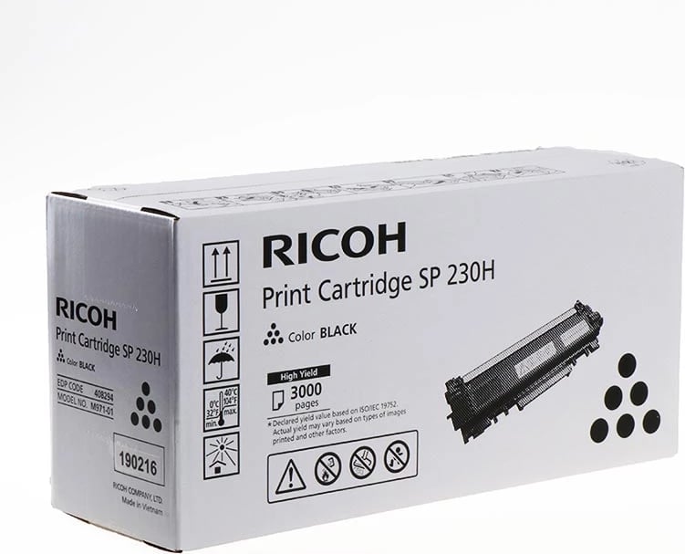 Toner, Ricoh, SP 230H / 408294, rendiment 3000 faqe, XL, i zi