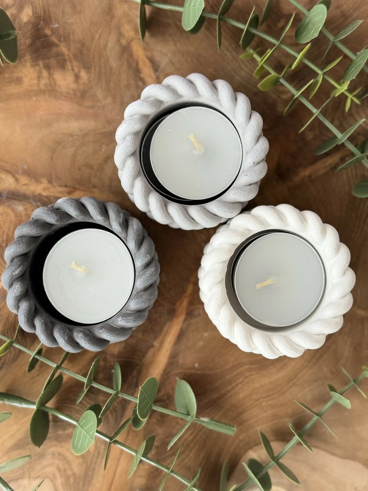 Set qirinjsh (3 copë), Evila Originals, Glamour Candle 6S