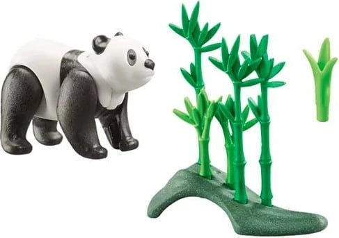 Set figurash Playmobil Wiltopia 71060 panda, 9 copë