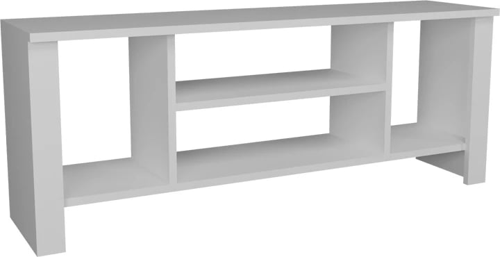 Komodë TV Seref, ngjyrë e bardhë, 120x30x47cm