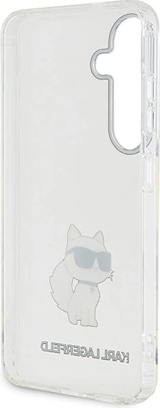 Mbështjellës Karl Lagerfeld KLHCS24MHNCHTCT për Samsung Galaxy S24+, transparent, IML Choupette