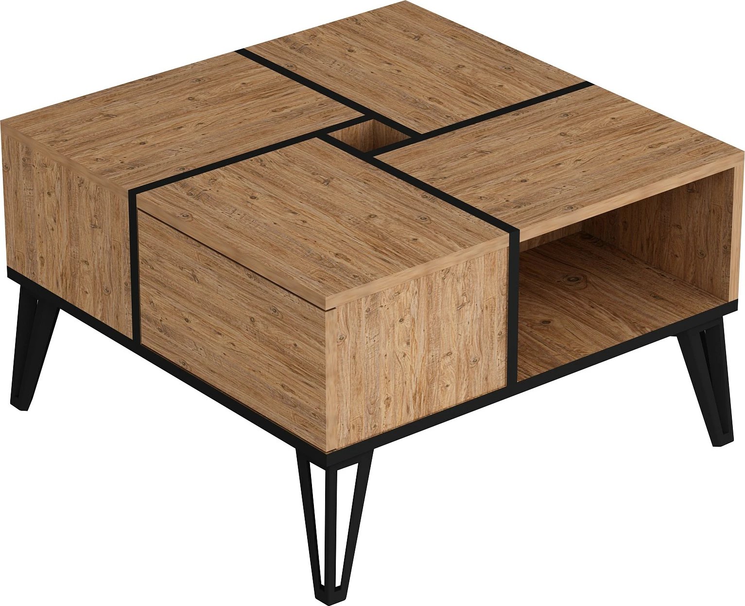 Tavolinë kafeje Hanah Home, Nirvana, ngjyrë Atlantic Pine