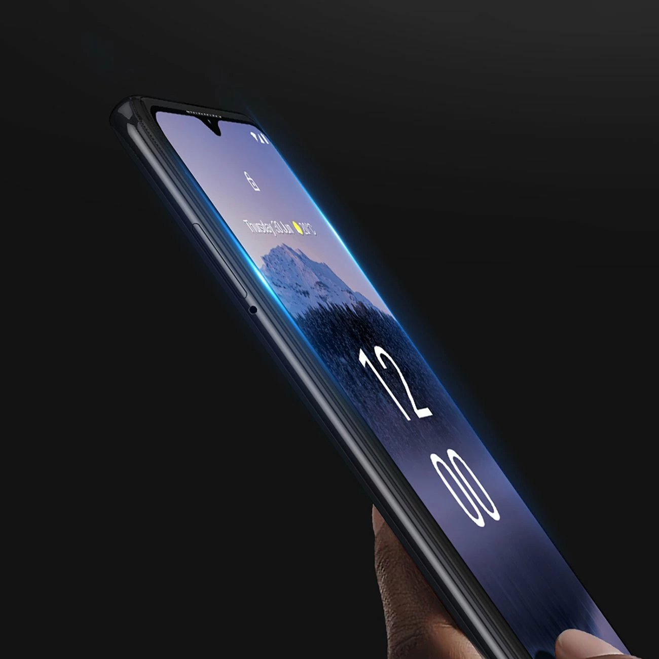 Xham i temperuar Dux Ducis 10D për Nokia G11 Plus, 9H, me kornizë të zezë