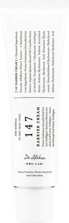 Krem fytyre Dr. Althea 147 Barrier Cream për femra, 50ml Krem fytyre Dr. Althea 147 Barrier Cream për femra, 50ml