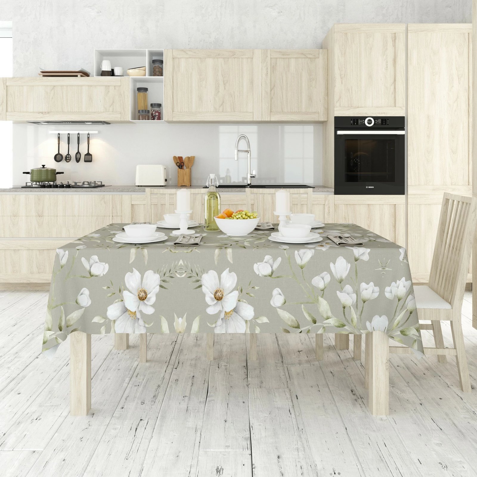 Mbulesë tavoline Hermia, Asr-tblclt25-52, 140x140cm