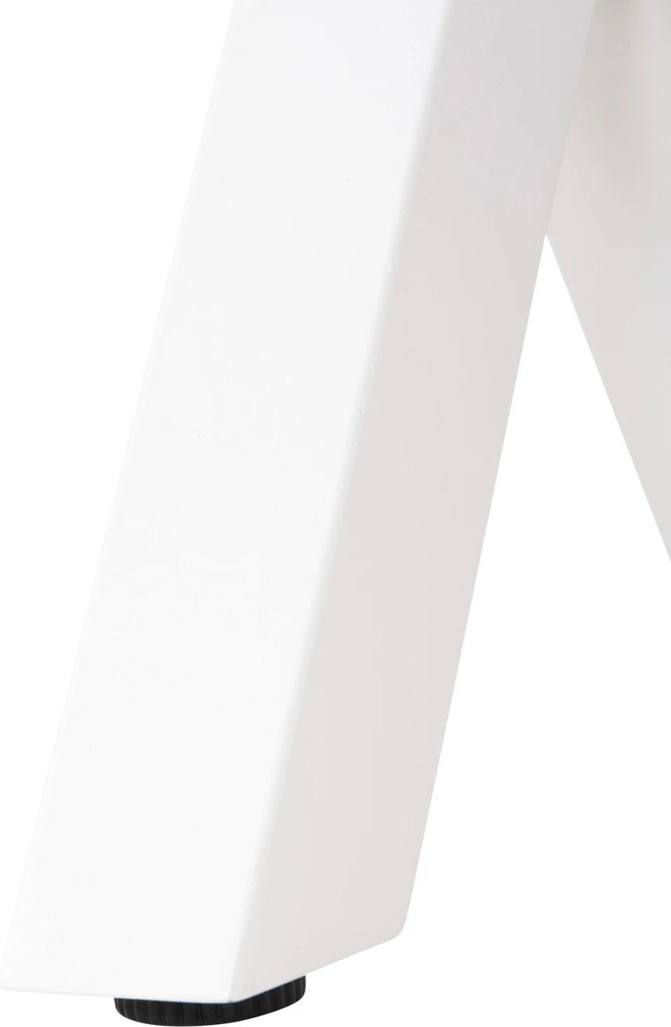 Stol alumini TAWNEE FH6040.02, i bardhë me sipërfaqe polivudi, ngjyrë druri natyral, 220x36x44.5 cm