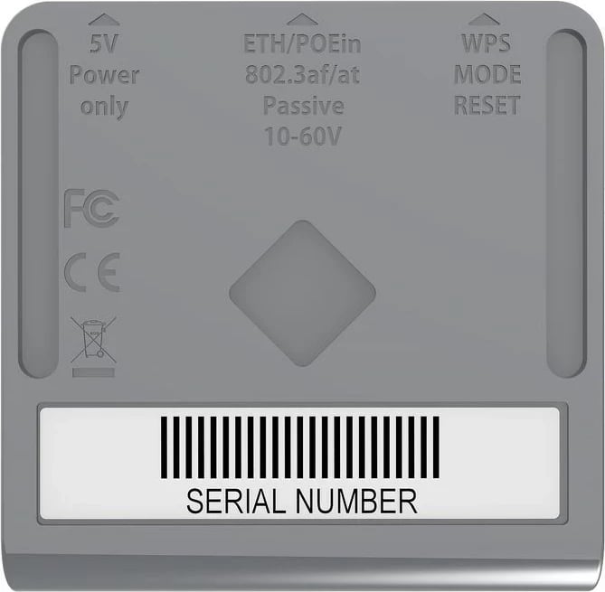 Router MikroTik mAP lite, Power over Ethernet, Bardhë