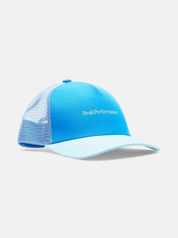 Kapelë trucker Peak Performance PP, cloud/brilliant blue