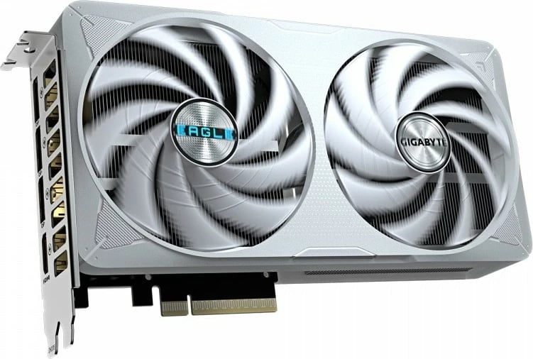Kartelë grafike Gigabyte GeForce RTX 5060 Ti, 8 GB GDDR7, GV-N506TEAGLEOC ICE-8GD, e bardhë