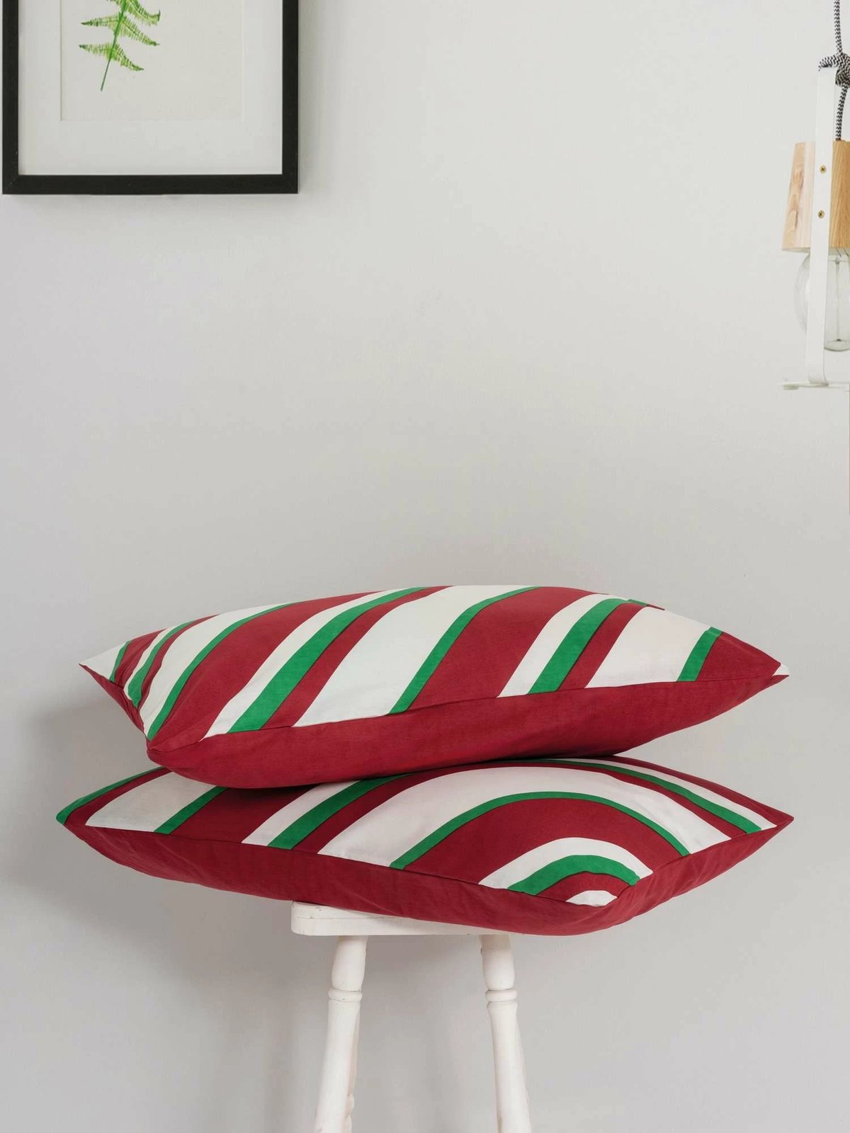 Set mbulesë për dyshek dopio, L'essentiel, Merry, ngjyrë e kuqe, jeshile, e bardhë Set mbulesë për dyshek dopio, L'essentiel, Merry, ngjyrë e kuqe, jeshile, e bardhë