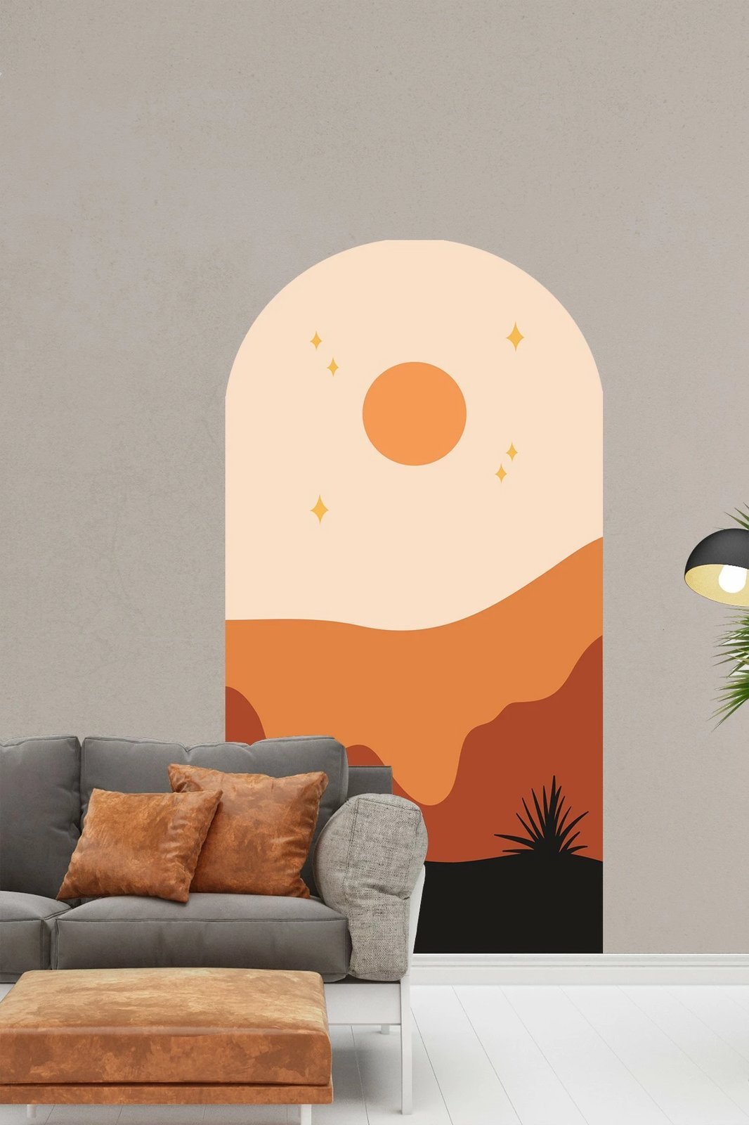 Sticker dekorativ për mur, shumëngjyrësh, Wallity, ERSYSTCKR23, 80x140cm