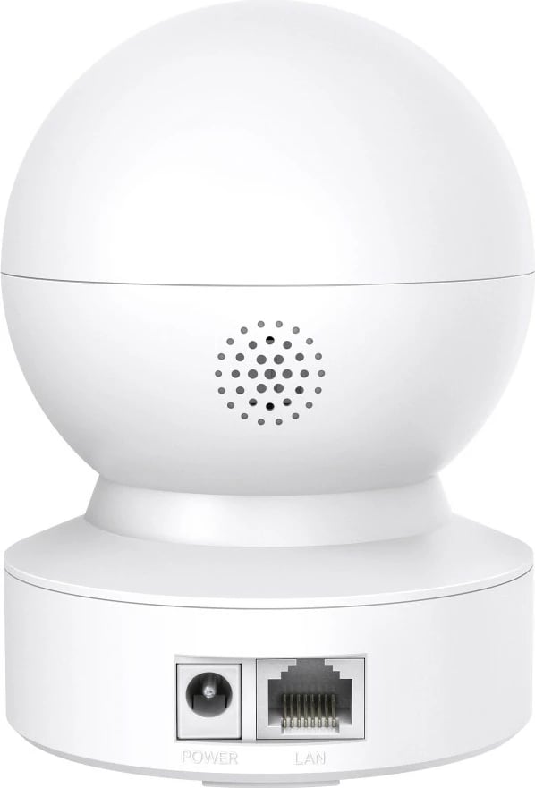 Kamerë IP TP-LINK Tapo C202, Full HD 1080p, Wi-Fi/Ethernet, Pan/Tilt, Bardhë