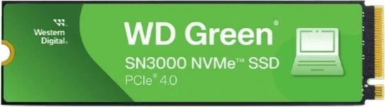 SSD WD SN3000, 2.05 TB, M.2 PCI Express 4.0, Gjelbër