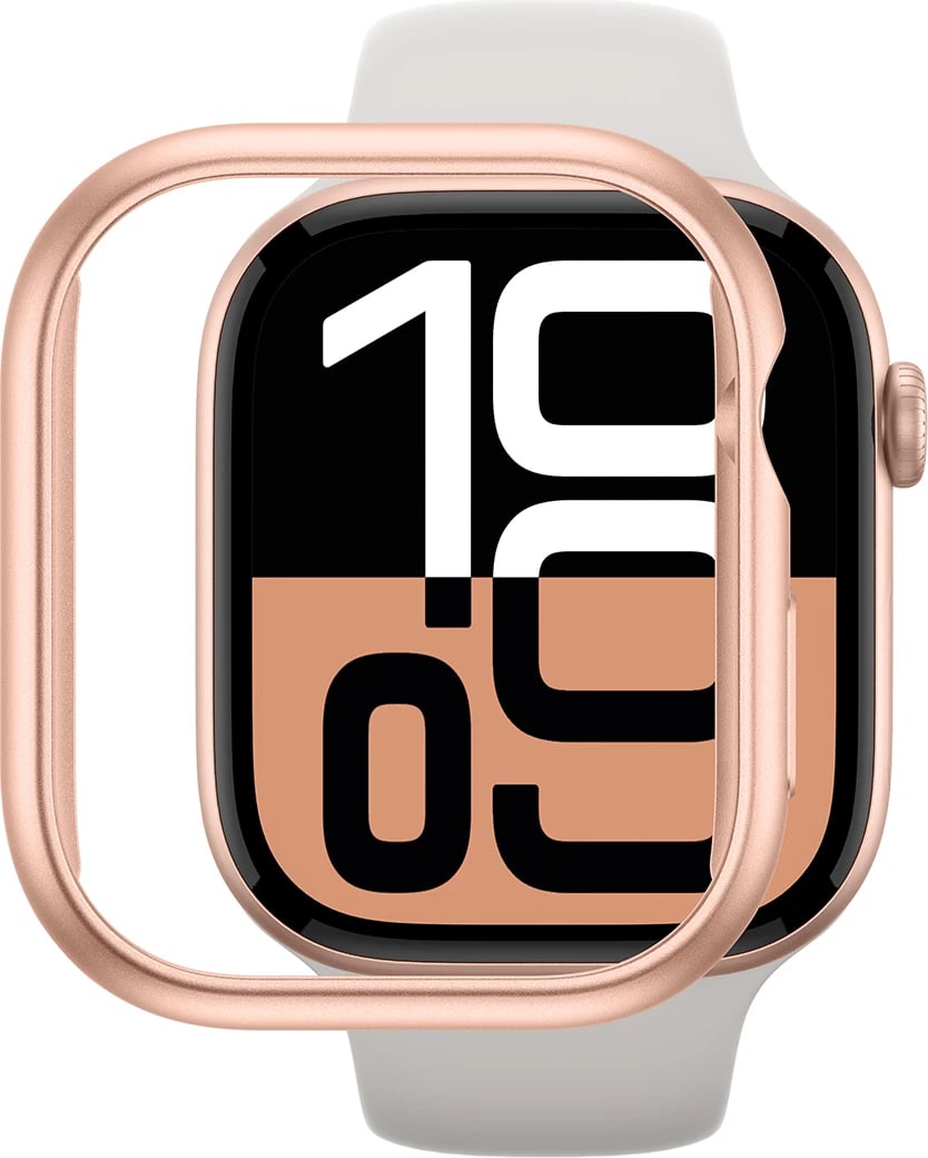 Mbështjellës AmazingThing Minimal për Apple Watch 46mm, rozë e artë