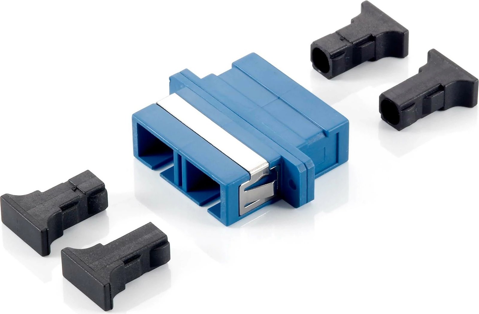 Përshtatës fibër optike SC Equip, Single-mode, Blu