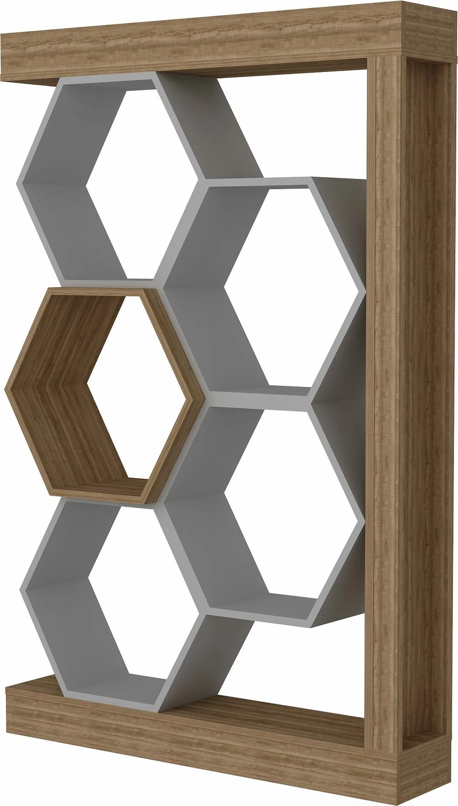 Raft librash Hanah Home Artemis, ngjyrë arr dhe e bardhë