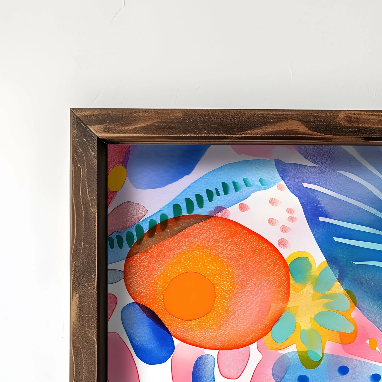 Pikturë dekorative me kornizë MDF, shumëngjyrëshe, GE022-L