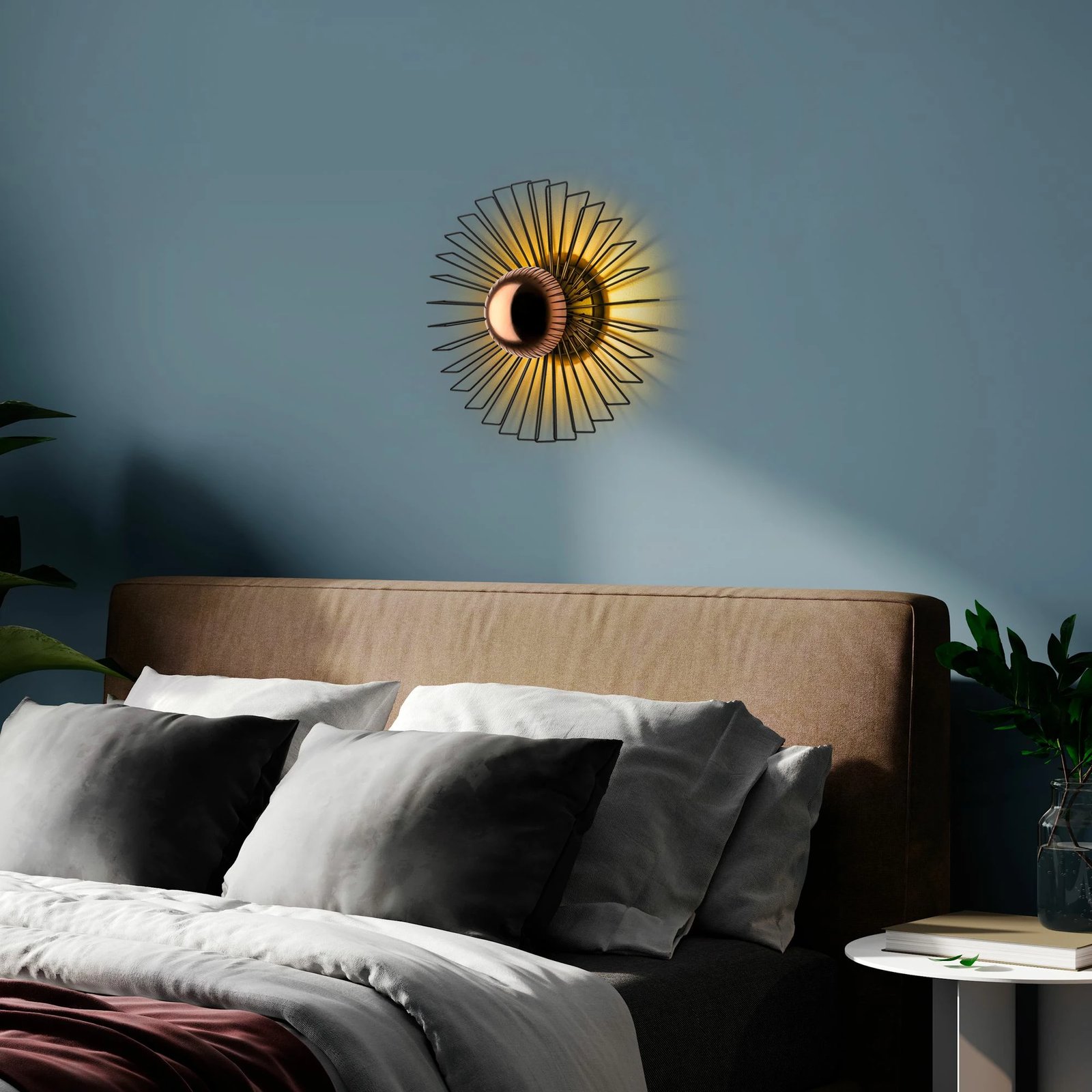 Llambë muri Opviq Kaya - 15230 - M, metalike, e zezë