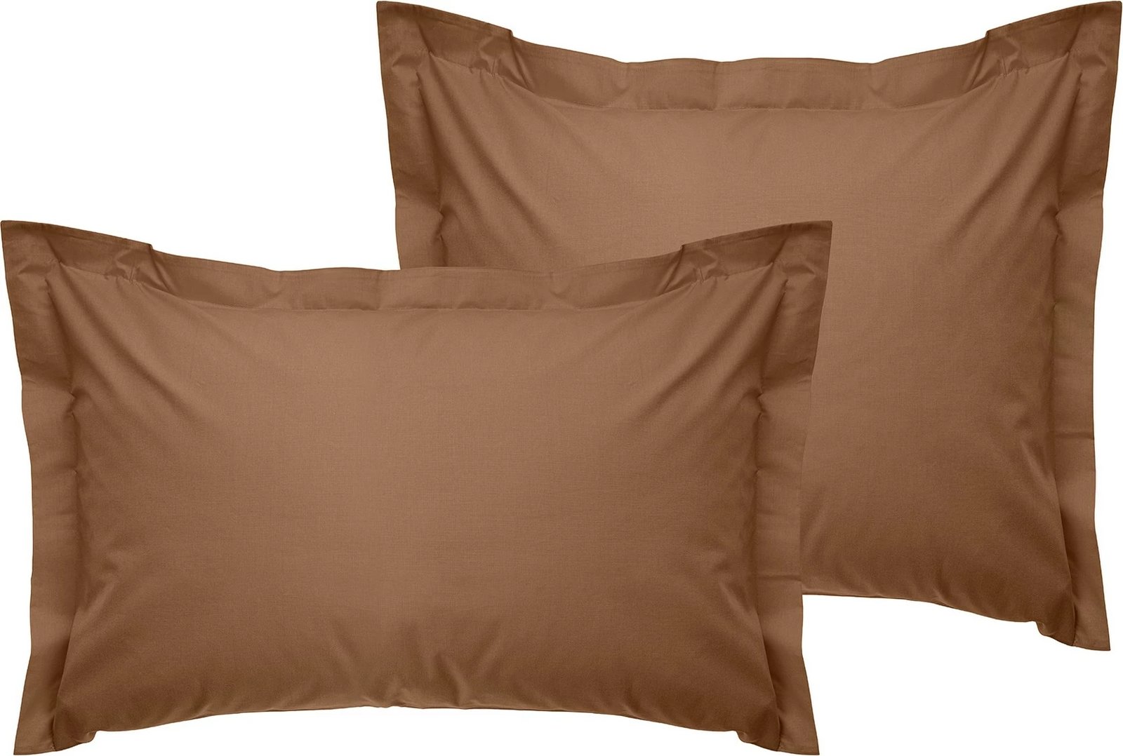 Set këllëfësh jastëku Oxford (2 copë), ngjyrë kafe, L'essentiel, 50x80+5cm