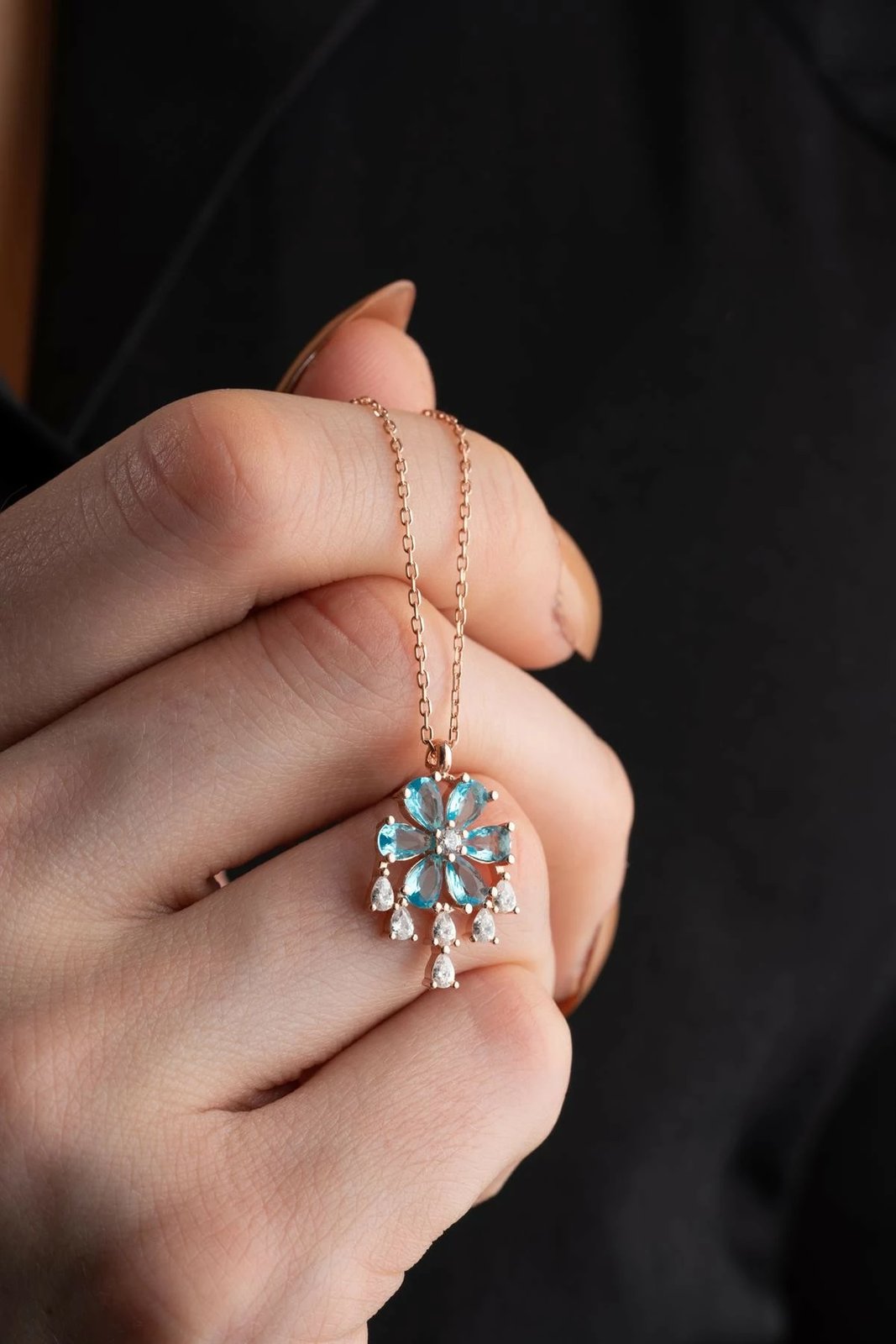 Qafore argjendi Jumeon, ngjyrë rozë ari, NRZ999043