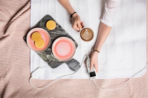 nën-batanije me ngrohje elektrike, Camry CR 7422, 160x100 cm, timer 1-10 orë, 5 nivele ngrohjeje, 60W, e bardhë