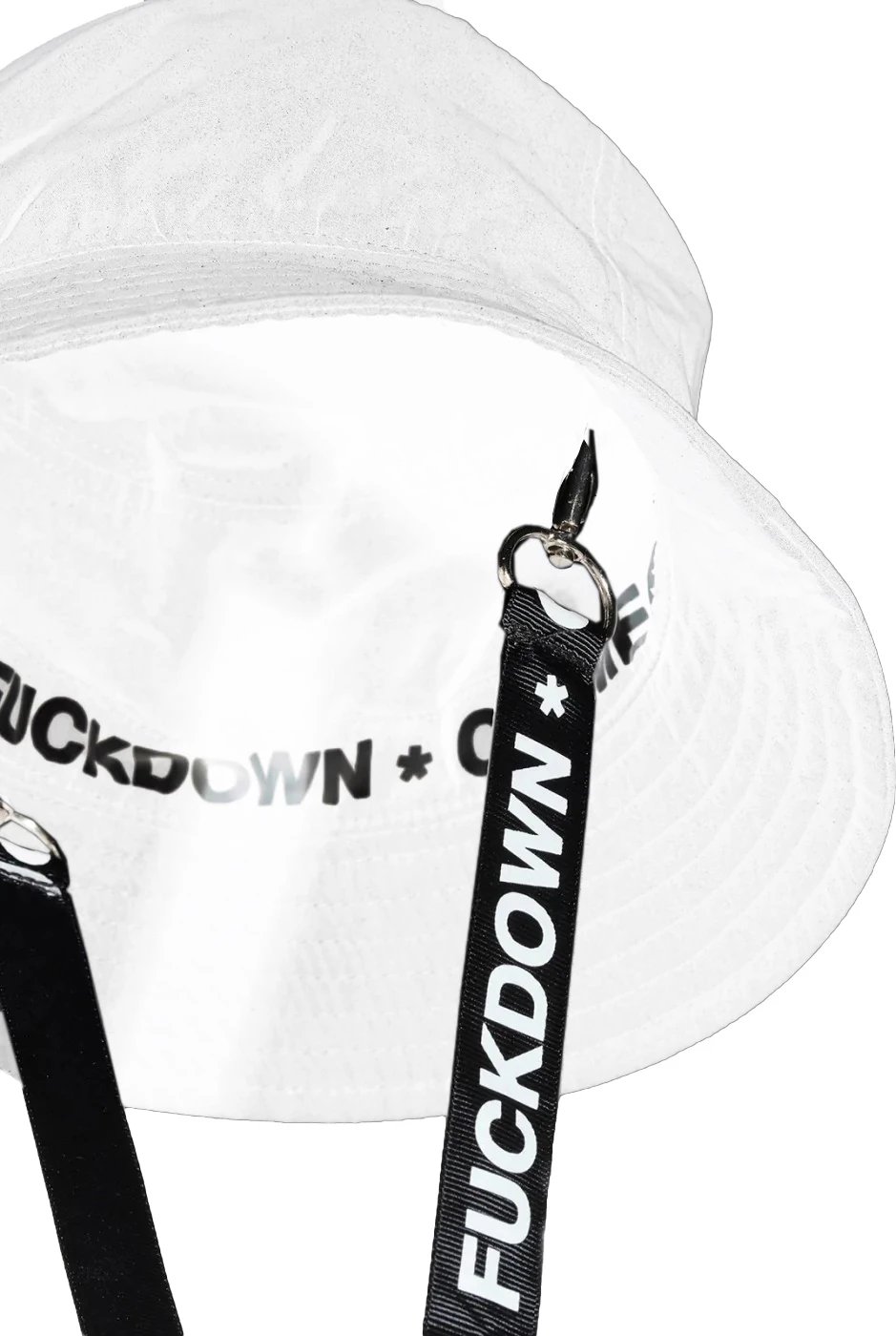 Kapelë për meshkuj Comme Des Fuckdown, e bardhë