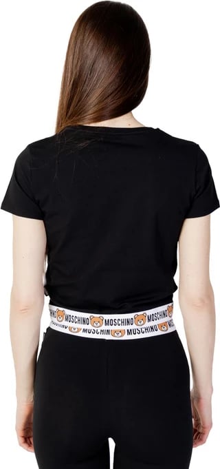 Maicë për femra Moschino Underwear, e zezë