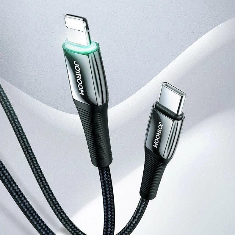 Kabllo Joyroom S-1224K2 USB-C në Lightning, 1.2m, 20W, e kuqe