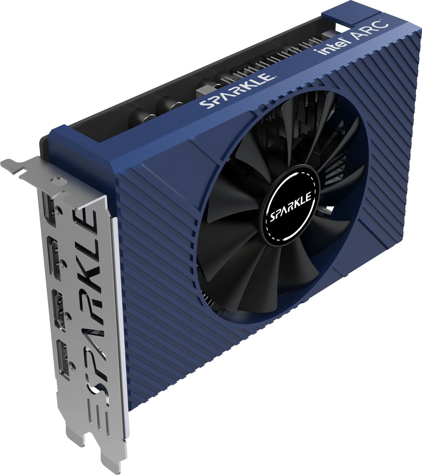 Kartelë grafike Sparkle Intel Arc A380 ELF, 6 GB, GDDR6, PCI Express x8 4.0, Ngjyrë blu