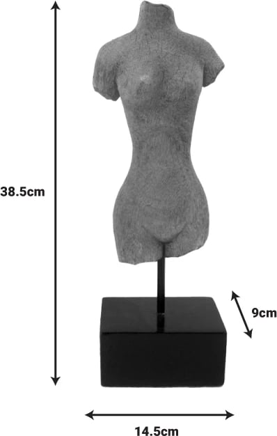 Dekor tavoline Physio Inart dru mango-hekur 14.5x9x38.5cm Dekor tavoline Physio Inart dru mango-hekur 14.5x9x38.5cm