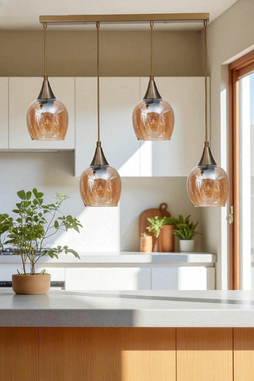 Llambadar Opviq, ngjyrë mjaltë dhe ari, 9062-6