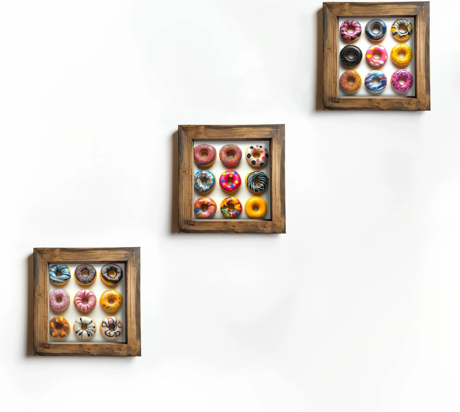 Pikturë dekorative me kornizë, MDF, set prej 3 copësh, Wallity, UKZM062