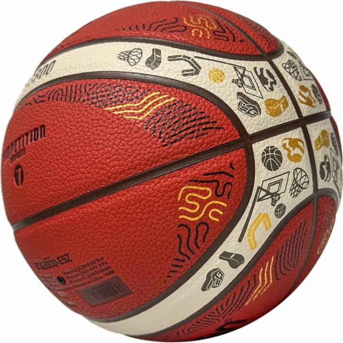 Top basketbolli Molten, portokalli